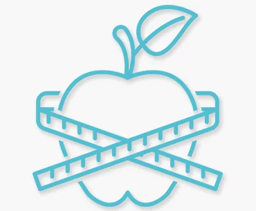 ikona owiniętego jabłka